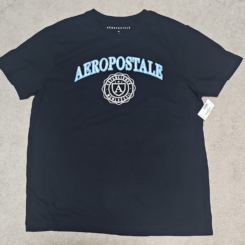 Aeropostale Men's Black T-Shirt